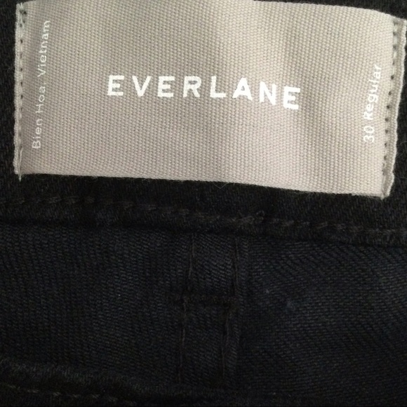 Everlane The Mid Rise Skinny Black Jeans - Picture 7 of 12
